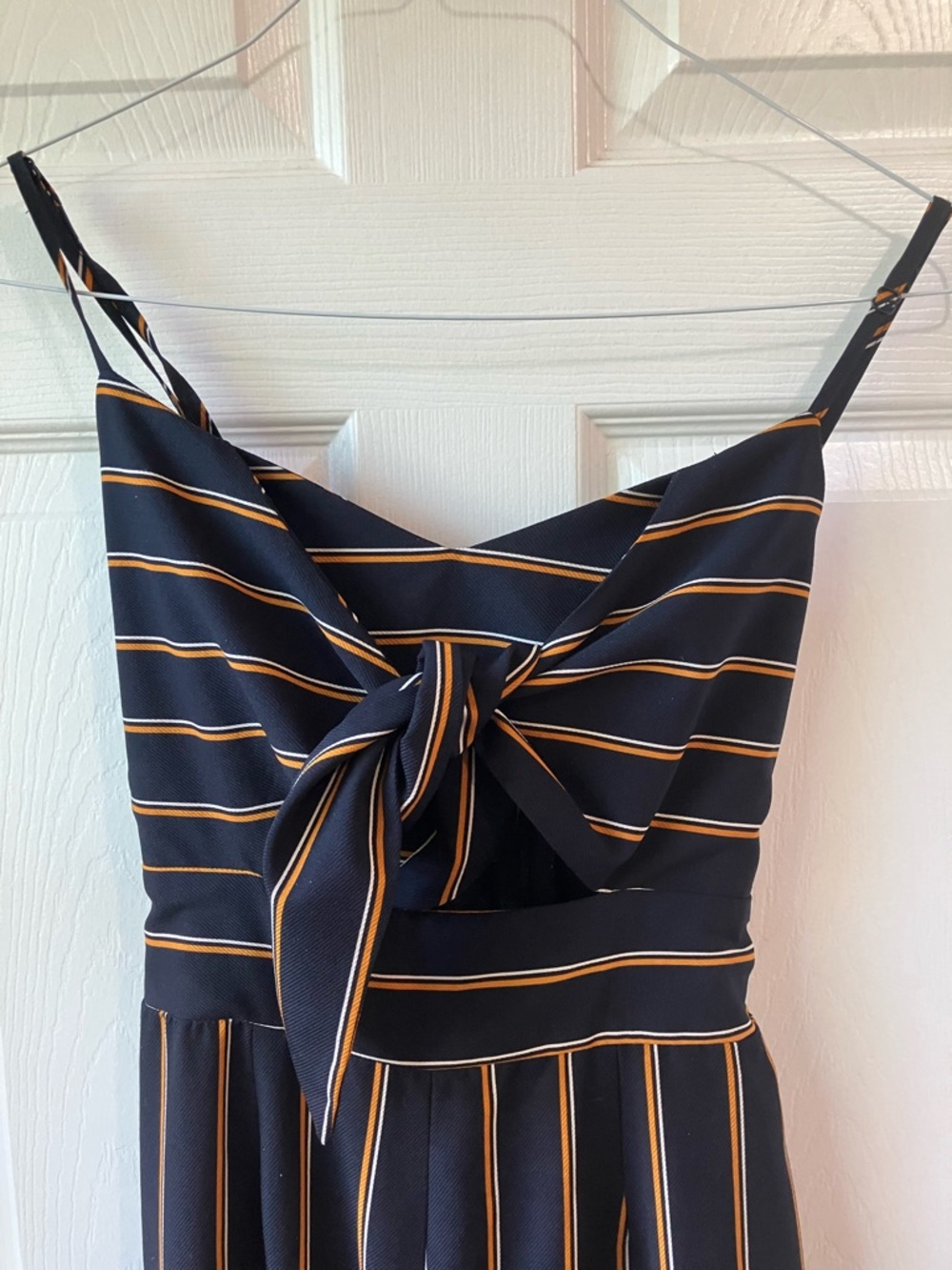 Lottie Moss Pinstripe Jumpsuit Size Medium
